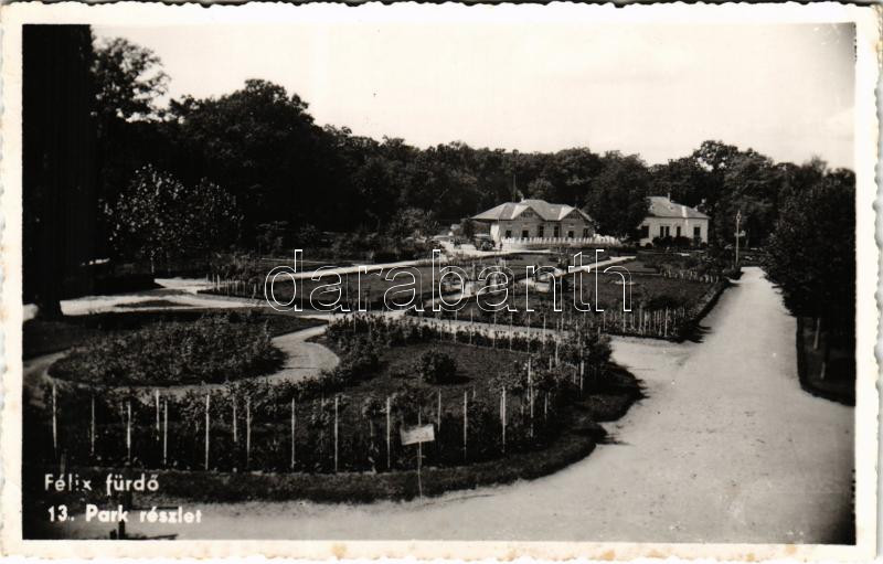 Félixfürdő, Baile Felix; Park részlet, Félix kávéház / spa park, café (EK)