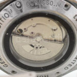 Hublot replika automata férfi karóra, műanyag szíjjal, plexi kissé karcos, működik, d: 4,5 cm - Image 4