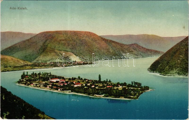 Ada Kaleh, Török sziget Orsova alatt. M. G. kiadása / Turkish island (EK)