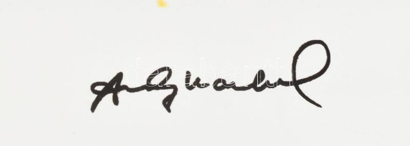 Andy Warhol (1928-1987): Dollar. szitanyomat, papír. Sorszámozott: 125/16, jelzett a nyomaton. Andy Warhol galéria szárazpecséttel és pecséttel jelzett, Lapméret 50x36 cm - Image 3