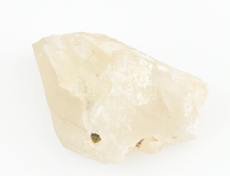 Zöld turmalin rudak kvarc kristályban, 6 x 4 x 3,5 cm, 140g, Brazília