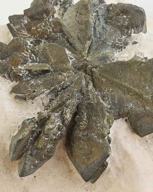 Markazit kristály, csillag elrendeződésben, Németország (Misburg), 500g - Image 2