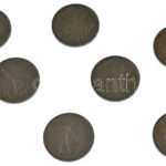 NSZK 1975-1991. 5M Cu-Ni (7xklf) T:XF FRG 1975-1991. 5M Cu-Ni (7xdiff) C:XF