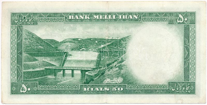 Irán 1954. 50R T:III Iran 1954. 50 Rials C:F Krause 66 - Image 2
