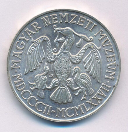 1977. 200Ft Ag 'Nemzeti Múzeum' T:BU patina Adamo EM55