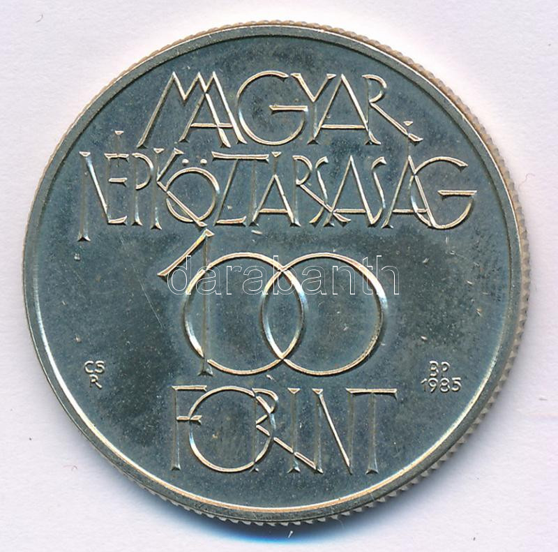 1985. 100Ft Cu-Ni 'Kulturális Fórum' T:BU Adamo EM88
