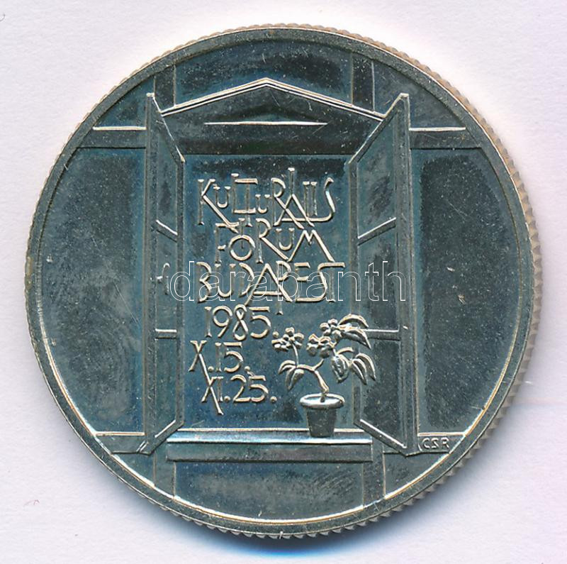 1985. 100Ft Cu-Ni 'Kulturális Fórum' T:BU Adamo EM88 - Image 2