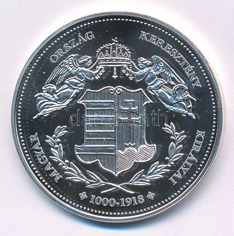 DN 'Magyarország Keresztény Királyai / I. Szent László 1077-1095' Ag emlékérem (20,10g/0.333/38mm) T:PP - Image 2