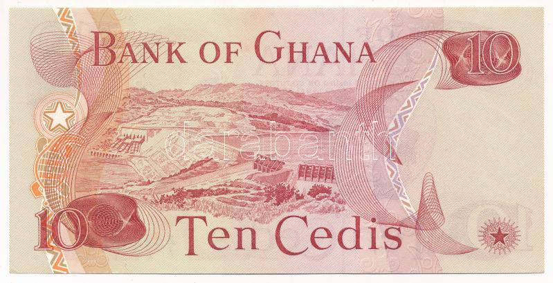 Ghána 1978. 10C 'Z/I 6445313' pótkiadás T:AU Ghana 1978. 10 Cedis 'Z/I 6445313' replacement C:AU Krause P#16f - Image 2