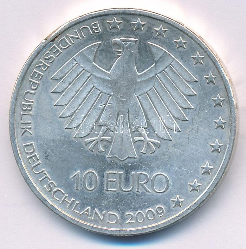 Németország 2009J 10E Ag 'IAAF Atlétikai Világbajnokság' T:AU,XF ph. Germany 2009J 10 Euro Ag 'IAAF World Championships - Berlin' C:AU,XF edge error - Image 2