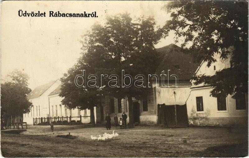 1929 Rábacsanak, utca, üzlet. photo