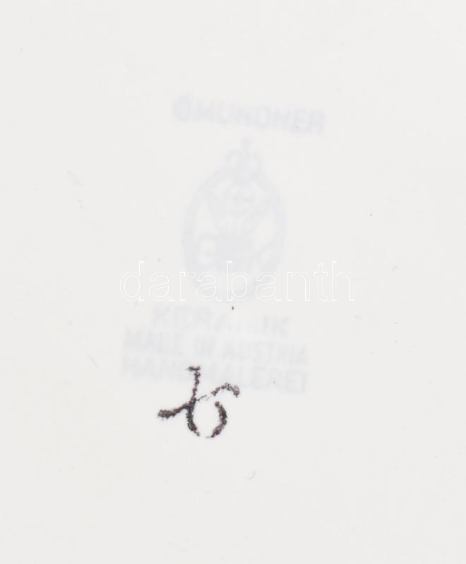 Gmunder gyertyatartó és kínáló, jelzett, hibátlan, d: 14-17 cm - Image 2