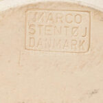 Dán tárolóedény, Marco Stentoj jelzéssel, hibátlan, d: 19 cm - Image 3