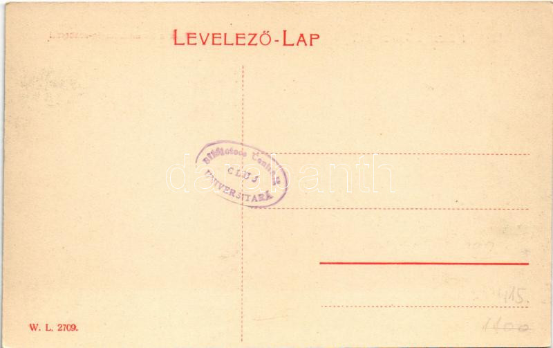 Szászvár (Baranya), Fő tér, Szentháromság szobor. W.L. 2709. - Image 2
