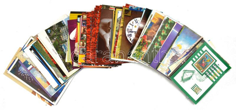 Kb. 100 db MODERN reklám motívum képeslap / Cca. 100 modern advertising motive postcards