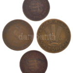1946-1947. 2f bronz (2xklf) + 1947. 10f Al-bronz + 1946. 20f Al-bronz T:XF,VF patina - Image 2