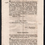 1826 Német és magyar nyelvű rendőrségi körözvény, személyleírással, elkóborolt állatok leírásával