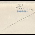 1929 Ravasz László püspök aláírt levél - Image 2
