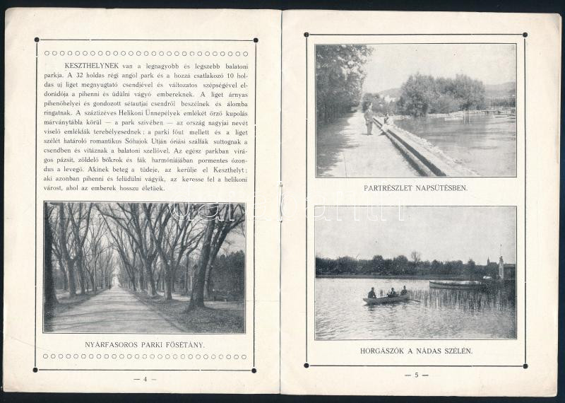 cca 1900 Keszthely a Balaton metropolisa, ismertető füzet, 12p - Image 3