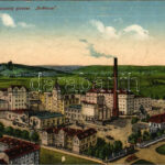 1916 Plzen, Pilsen; Novy akcionovy pivovar 'Svetovar' / brewery, beer factory (Rb)