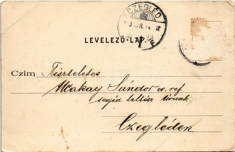 1903 Verőce, Kiss utca, háttérben Huszár Pufi villája (Rb) - Image 2