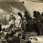 Kecskemét, Dinnye piac, vásár. G. Fekete Gyula kiadása