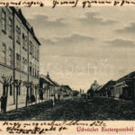 1902 Esztergom, Buda utca, Metz Sándor üzlete. Kardos kiadása (EK)