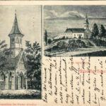 1901 Vác, Hétkápolna, Alvárosi temetőben De Virter kápolna. Kapható Perczián G. özvegye fűszerkereskedésében
