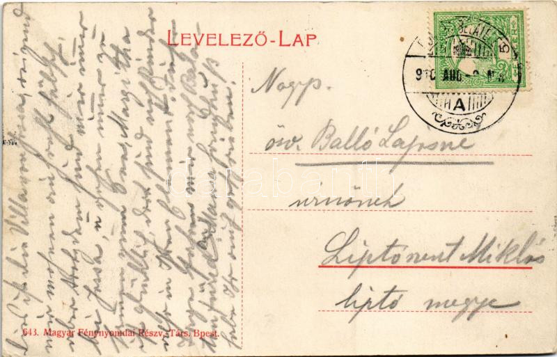 1910 Fonyód-fürdőtelep, Szántó villa (EK) - Image 2