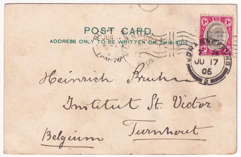 1905 Johannesburg, Simmer and Jack G. M. Coy, industrial railway. Published by Sallo Epstein & Co. (Durban) (EK) - Image 2