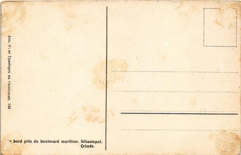 Sevastopol, Sebastopol; Boulevard Maritime (glue marks) - Image 2