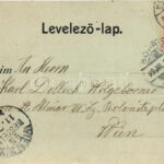 1899 (Vorläufer) Kópháza, Kohlenhof, Kolnhof (Sopron); látkép, út este. Carl Schwarz kiadása (EK) - Image 2