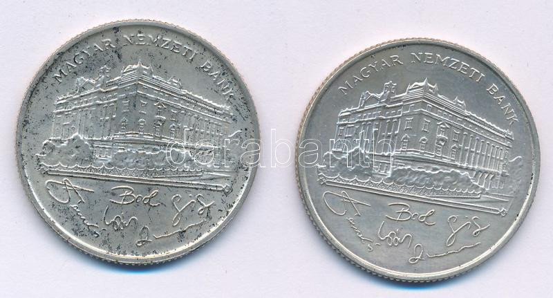 1993. 200Ft Ag 'MNB' (2x) T:AU,XF Adamo F13