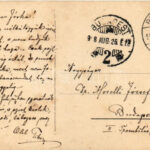 1908 Budapest XXII. Budafok, Törley pezsgőgyár, borok átvétele az udvaron, lovaskocsik / Champagnerfabrik, Weinübernahme (EK) - Image 2