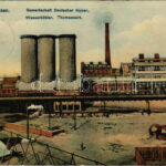 Duisburg, Bruckhausen, Gewerkschaft Deutscher Kaiser, Wasserkühler, Thomaswerk / coal mine, factory, water cooler (Rb)