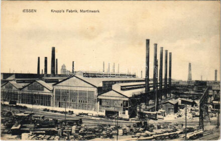 Essen, Krupp's Fabrik, Martinwerk / factory, industrial railway (fl)
