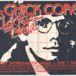 The Chick Corea Elektric Band, kétoldalas reklámnyomtatvány + 3 db koncert belépőjegy