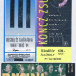 The Chick Corea Elektric Band, kétoldalas reklámnyomtatvány + 3 db koncert belépőjegy - Image 2