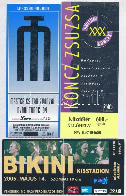 The Chick Corea Elektric Band, kétoldalas reklámnyomtatvány + 3 db koncert belépőjegy - Image 2