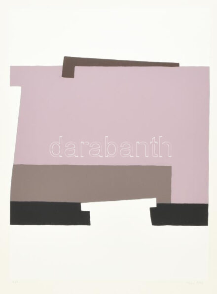 Mark (Márkus), Anna (1928-): Kompozíció, 1990. Szitanyomat, papír, jelzett, számozott (19/40). 45,5x34 cm / serigraphy on paper, signed, numbered (19/40)