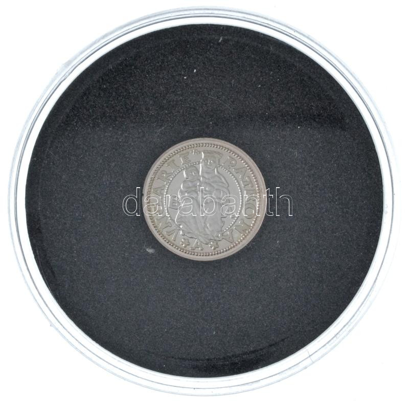 DN ' Magyarok Kincstára - II. Lajos, ezüst denár 1526' ezüstözött Cu emlékérem tanúsítvánnyal (15mm) T:PP - Image 2