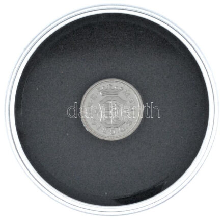 DN ' Magyarok Kincstára - Mária Terézia, 1752. ezüstdénár' ezüstözött rézötvözet utánveret, kapszulában (14mm) T:PP