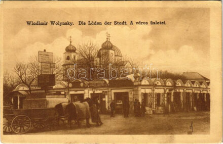 1916 Volodymyr-Volynskyi, Wladimir Wolynsky; Die Läden der Stadt / A város üzletei / shops of the town. Verlag Löw & Stern (fa)