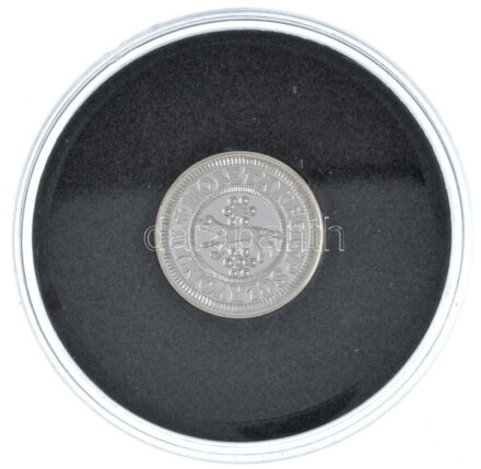 DN 'Magyarok Kincstára - Szlavón dénár' ezüstözött rézötvözet utánveret kapszulában (18mm) T:PP