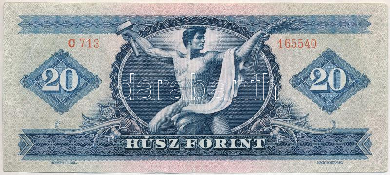 1969. 20Ft T:F szép papír Adamo F15 - Image 2