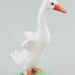 Herendi kacsa, kézzel festett porcelán, jelzett, hibátlan, m: 7,5 cm.
