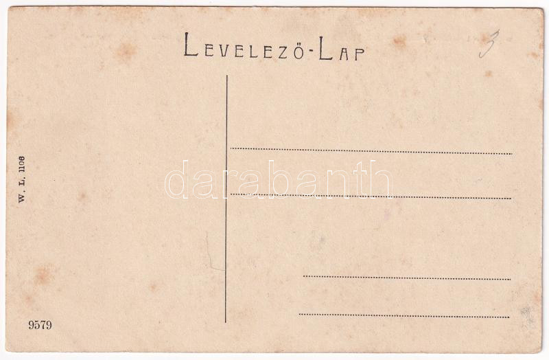 Csák, Csákova, Ciacova; pályaudvar, vasútállomás, gőzmozdony, vonat. W.L. 1106. / Bahnhof / railway station, locomotive, train (fl) - Image 2