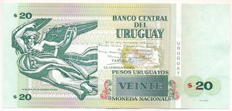 Uruguay 2011. 20P T:F szép papír Uruguay 2011. 20 Pesos C:F fine paper Krause P#86b - Image 2