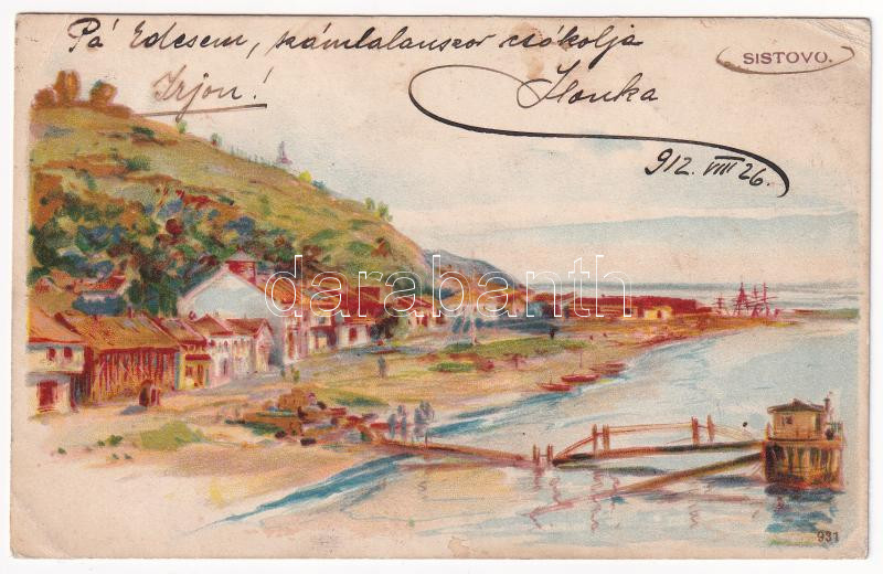 1912 Svishtov, Sistovo, Sistov; litho (EK)