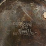 F. B. Rogers Silver Co. ezüstözött teakiöntő szett, teáskanna teteje javításra szorul. - Image 2